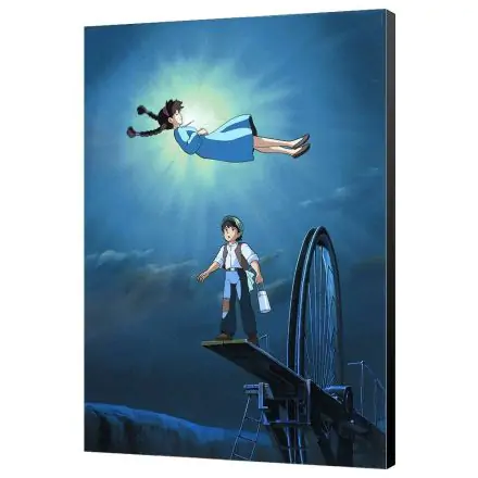 Castle in the Sky Wooden Wall Art Characters 35 x 50 cm product photo
