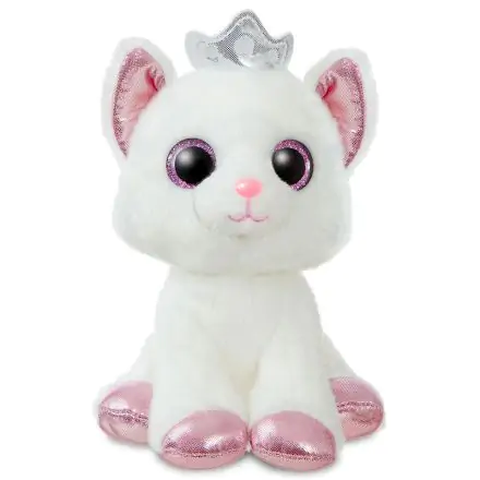 Cat white soft plush toy 18cm termékfotója