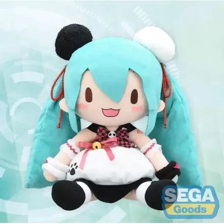 Character Vocal Series 01: Hatsune Miku Fuwa Petit Plush Figure Hatsune Miku Panda Bun LL 40 cm product photo