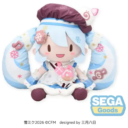 Character Vocal Series 01: Hatsune Miku Fuwa Petit Plush Figure Snow Miku 2026 Dodeka Jumbo 50 cm    product photo
