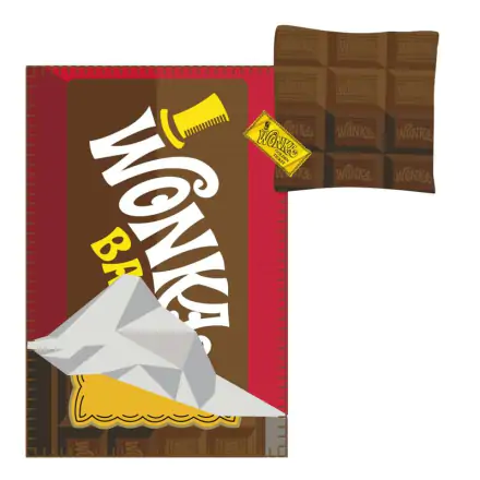 Charlie and the Chocolate Factory Willy Wonka Set cushion + blanket product photo