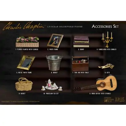 Charlie Chaplin My Favourite Movie Accessories Set 1/6 Set G product photo
