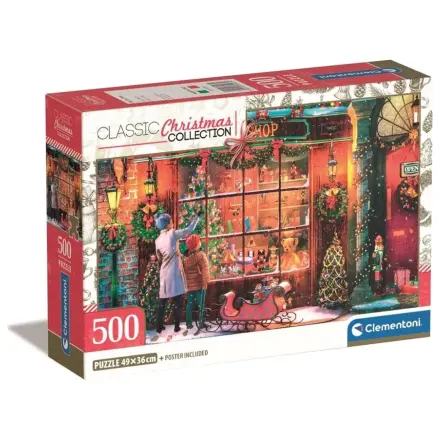 Christmas Old Toy Shop 500-piece puzzle product photo
