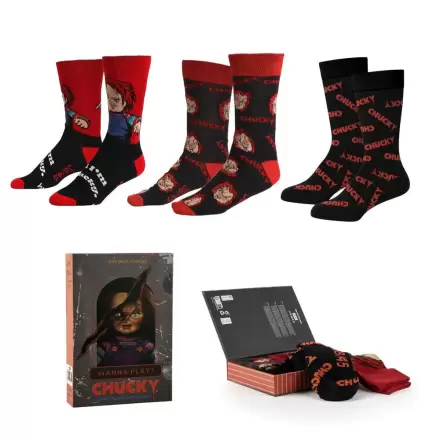 Chucky pack 3 adult socks product photo
