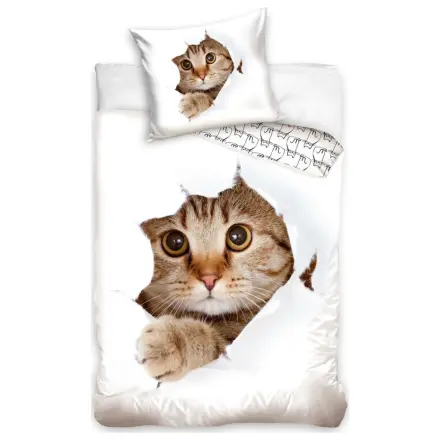 Cat Curious Duvet Cover product photo