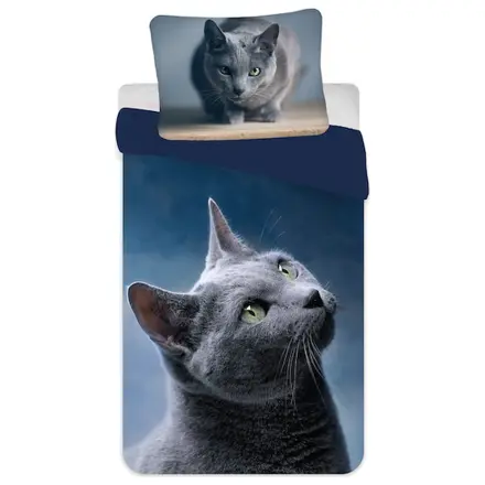 Cat Dark Microfiber Duvet Cover product photo