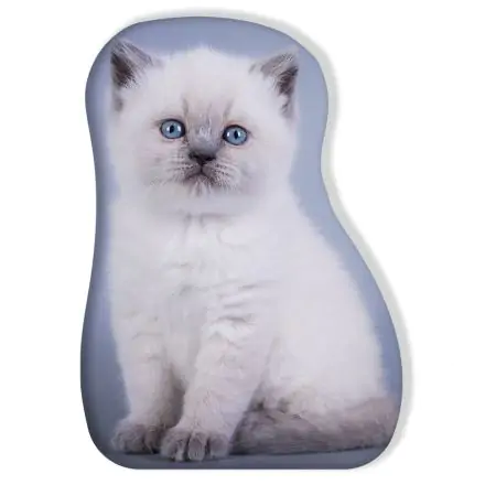 Cat-shaped decorative cushion, throw pillow 33*36 cm product photo
