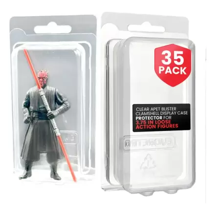 Clamshell PET Protectors 35-Pack for Action Figures XL product photo