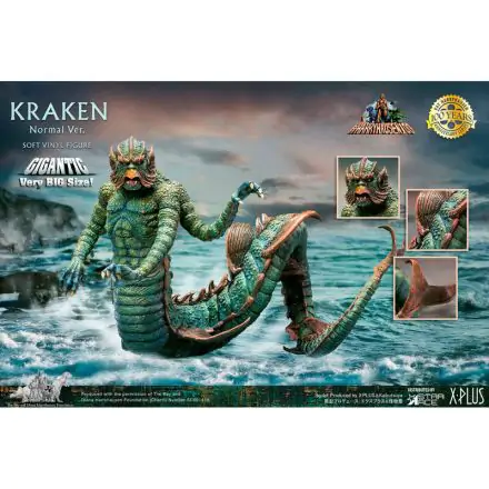 Clash of the Titans Gigantic Soft Vinyl Statue Ray Harryhausens Kraken 35 cm product photo