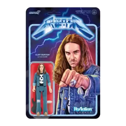 Cliff Burton ReAction Action Figure Wave 01 Cliff Burton 10 cm termékfotója