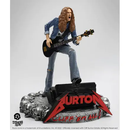 Cliff Burton Rock Iconz Statue Cliff 'Em All 22 cm product photo