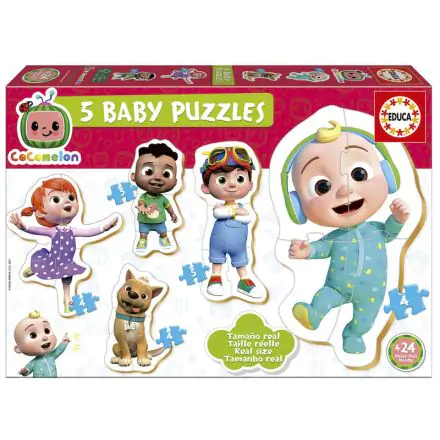 Cocomelon 5 Baby Puzzles 3-4-5pcs product photo