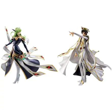Code Geass Lelouch of the Rebellion Precious G.E.M. Lelouch Vi Britannian & C.C figures 23/26cm product photo