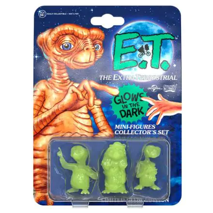 E.T. the Extra-Terrestrial Collector's Set Mini Figures 3-Pack Glowing Edition 5 cm product photo