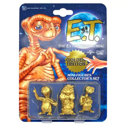 E.T. the Extra-Terrestrial Collector's Set Mini Figures 3-Pack Golden Edition 5 cm product photo
