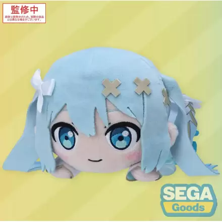 COLORFUL STAGE! The Movie: A Miku Who Can't Sing Nesoberi Lay-Down Plush Figure Hatsune Miku Unshuttered Sekai 16 cm product photo