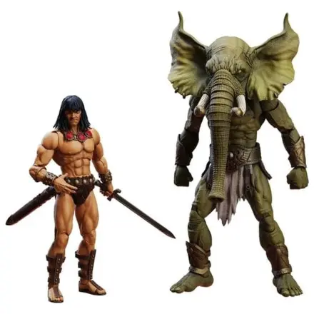 Conan the Barbarian Epic H.A.C.K.S. Action Figures The Tower of the Elephant Set: Young Conan and Yag Kosha product photo