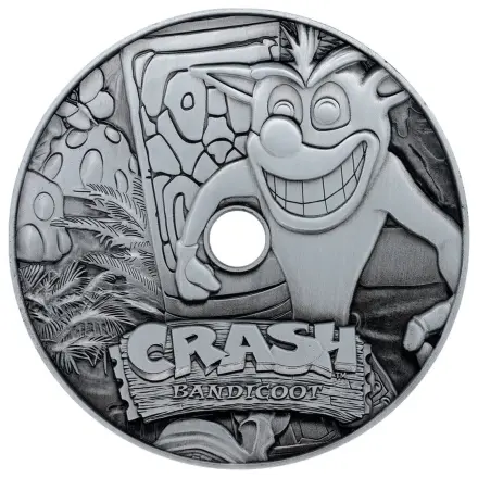 Crash Bandicoot Replica Metal CD-ROM Collectible Limited Edition 11 cm product photo