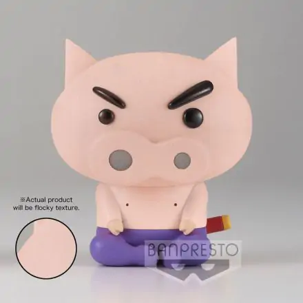Crayon Shinchan Buriburi Zaemon Ver.B Fluffy Puffy figure 7cm product photo