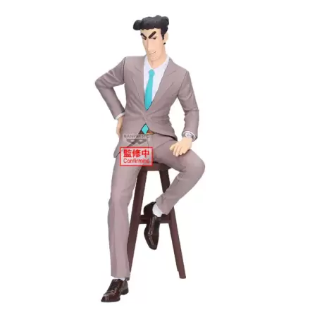 Crayon Shinchan Hiroshi Nohara figure 18cm product photo