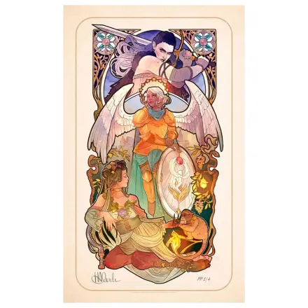 Critical Role Art Print Ashley Johnson: 10th Anniversary Art Nouveau Illustrations 46 x 28 cm - unframed product photo