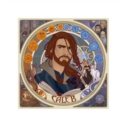 Critical Role Art Print Mighty Nein Portrait Series: Caleb 35 x 35 cm - unframed product photo