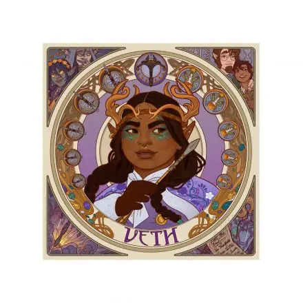 Critical Role Art Print Mighty Nein Portrait Series: Veth 35 x 35 cm - unframed product photo