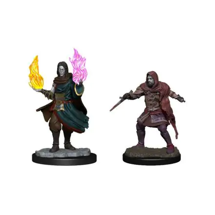 Critical Role Unpainted Miniatures Hollow One Rogue and Sorceror Male Case (2) product photo