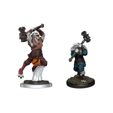 Critical Role Unpainted Miniatures Ravenite Half-Dragon Barbarian Female Case (2) product photo