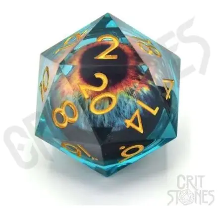 CritStones Liquid Core Dice D20 Eye of the Oracle 3 cm product photo