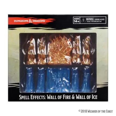 D&D Icons of the Realms Miniatures Spell Effects: Wall of Fire & Wall of Ice product photo