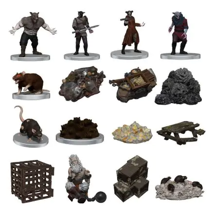 D&D Icons of the Realms pre-painted Miniatures Adventure in a Box - Wererat Den product photo
