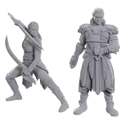 D&D Nolzur's Marvelous Miniatures Unpainted Miniature Jaheira & Halsin termékfotója