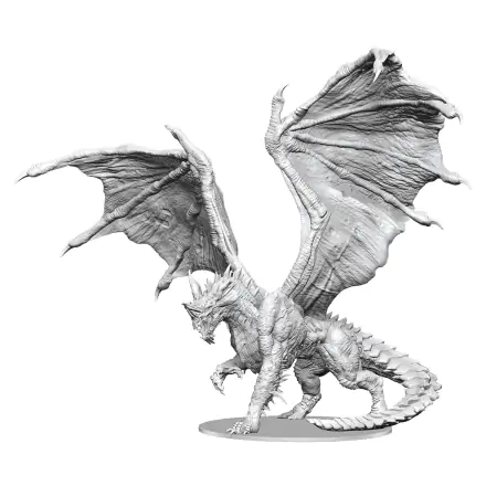 D&D Nolzur's Marvelous Miniatures Unpainted Miniature Adult Blue Dragon product photo