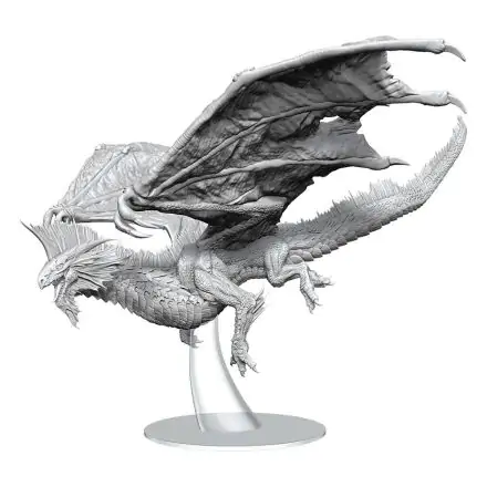 D&D Nolzur's Marvelous Miniatures Unpainted Miniature Adult Silver Dragon product photo
