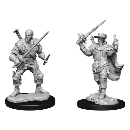 D&D Nolzur's Marvelous Miniatures Unpainted Miniatures Human Bard Male Case (2) product photo