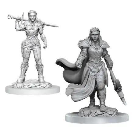 D&D Nolzur's Marvelous Miniatures Unpainted Miniatures 2-Pack Orc Fighter Female termékfotója