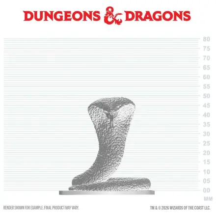 D&D Nolzur's Marvelous Miniatures Mini Figure Polar Serpent  product photo
