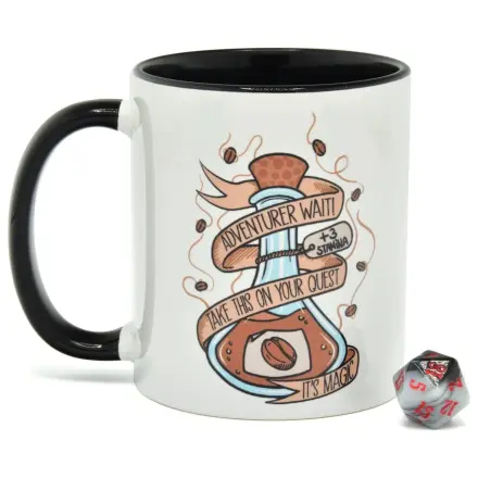 Coffee Potion Gift Set Mug & Dice D20 product photo