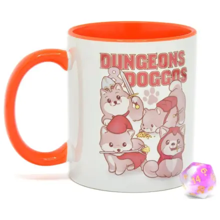 Dungeons & Doggos Gift Set Mug & Dice D20 product photo