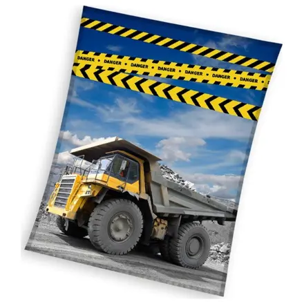 Danger polar fleece blanket product photo