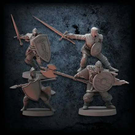 Dark Souls The Board Miniatures Unkindled Heroes Pack 1 product photo