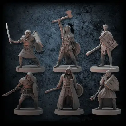 Dark Souls The Board Miniatures Unkindled Heroes Pack 2 termékfotója