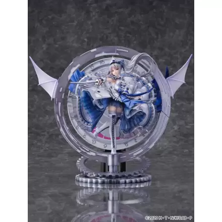 Date A Bullet SHIBUYA SCRAMBLE FIGURE PVC Statue 1/7 The White Queen -Royal Blue Sapphire Dress Ver. 33 cm product photo