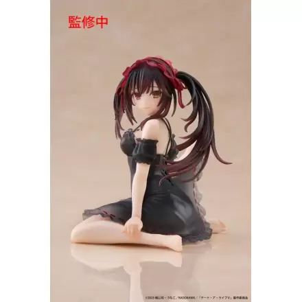 Date A Live V PVC Statue Desktop Cute Figure Kurumi Tokisaki Nightwear Ver. 13 cm product photo