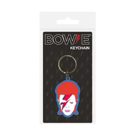 David Bowie Rubber Keychain Aladdin Sane 6 cm termékfotója