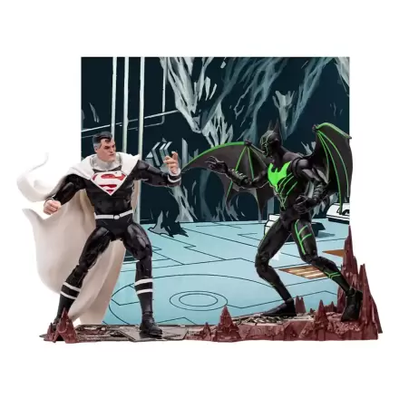 DC Collector Action Figure Pack of 2 Batman Beyond Vs Justice Lord Superman 18 cm termékfotója