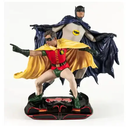 DC Comics PVC Diorama Statue 1/8 Batman & Robin 1966 23 cm product photo