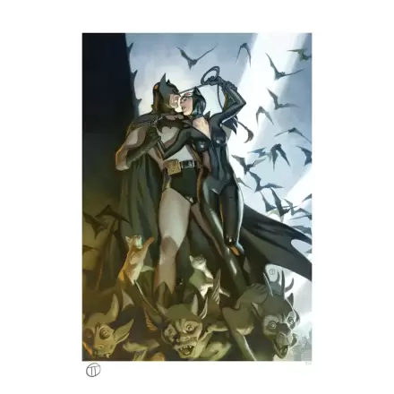 DC Comics Art Print Batman & Catwoman 46 x 61 cm - unframed product photo