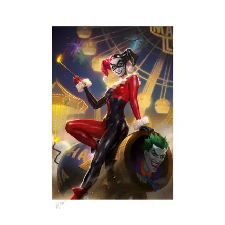 DC Comics Art Print Harley Quinn & The Joker #37 46 x 61 cm - unframed product photo